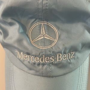 Mercedes- Benz light blue hat